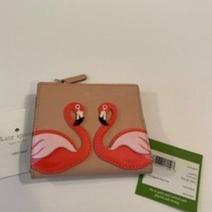 Kate Spade Flamingo Adalyn wallet